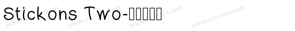 Stickons Two字体转换